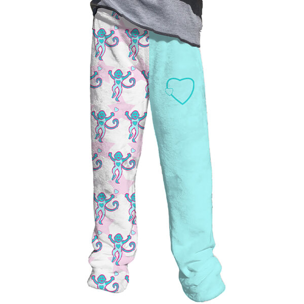 BLUE MONKEY HEARTS LOUNGE PANT